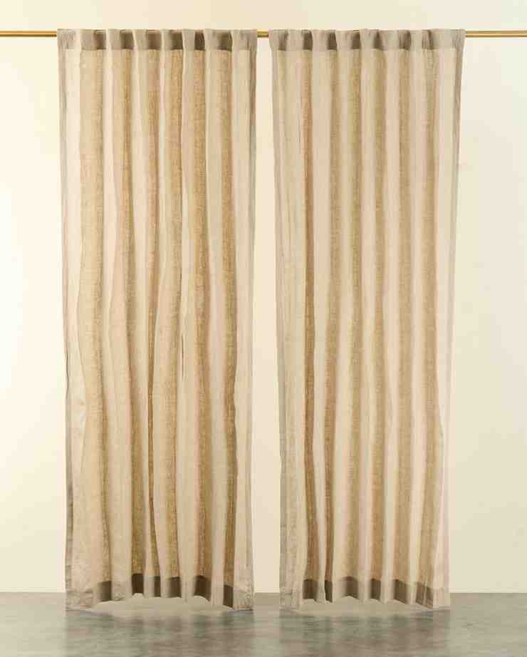 Pure Linen Medium-Weight Curtain - Adriya