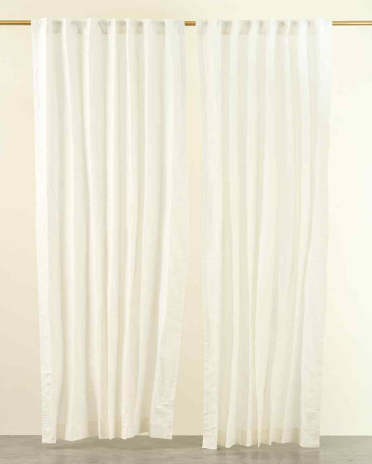 Mihira Solid Linen–Cotton Curtain