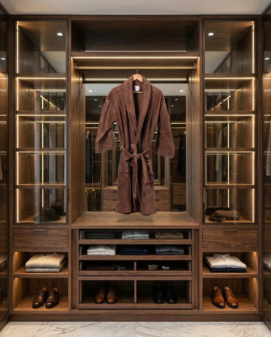 Ivana 100% Premium Velour Cotton Bathrobe