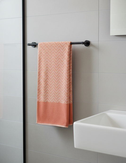 Emara Waves 100% Premium Velour Cotton Towel