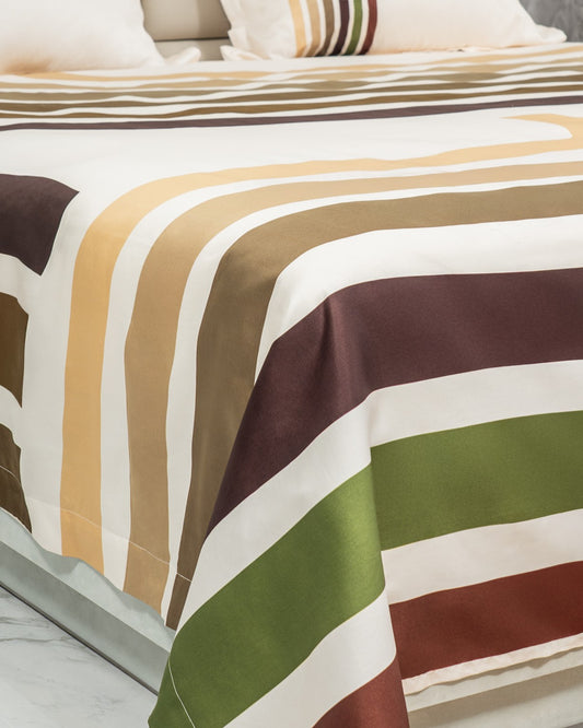 Athenas - Modern 100% Cotton 400 TC Digital Print Bedsheet Set