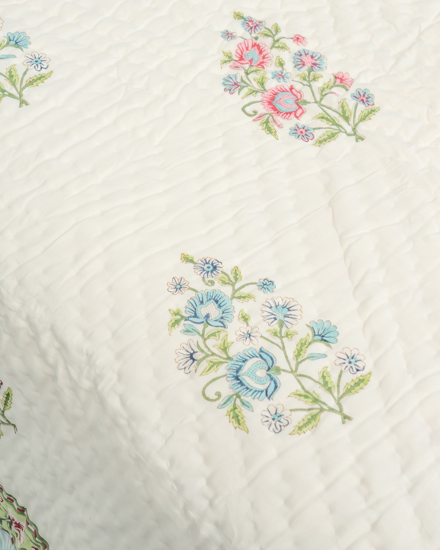 Saanjh Hand Block Quilt