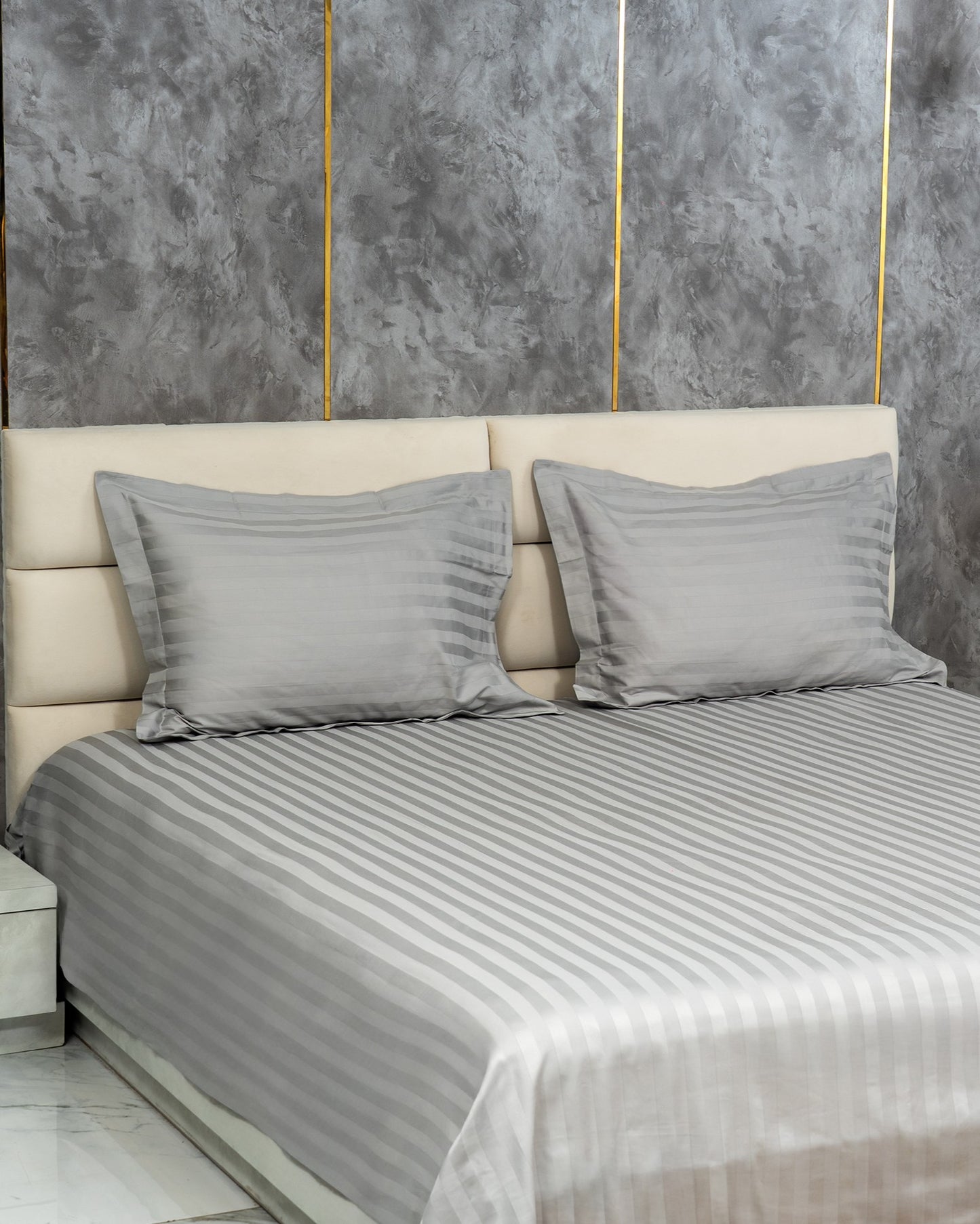 Italian Jacquard 400 TC Cotton Bed Sheet Set