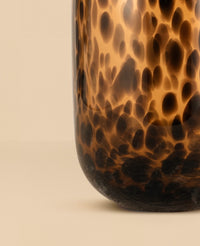 Leopard Dots Glass Vase