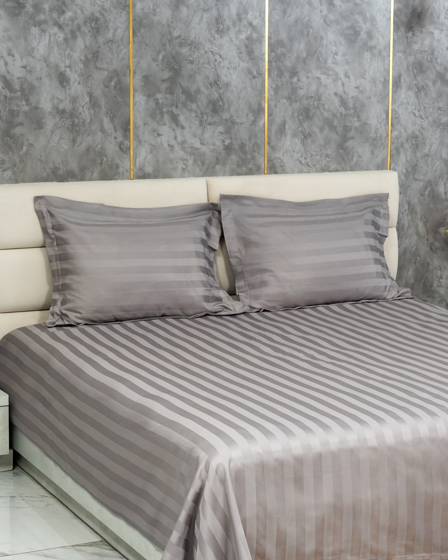 Italian Jacquard 400 TC Cotton Bed Sheet Set
