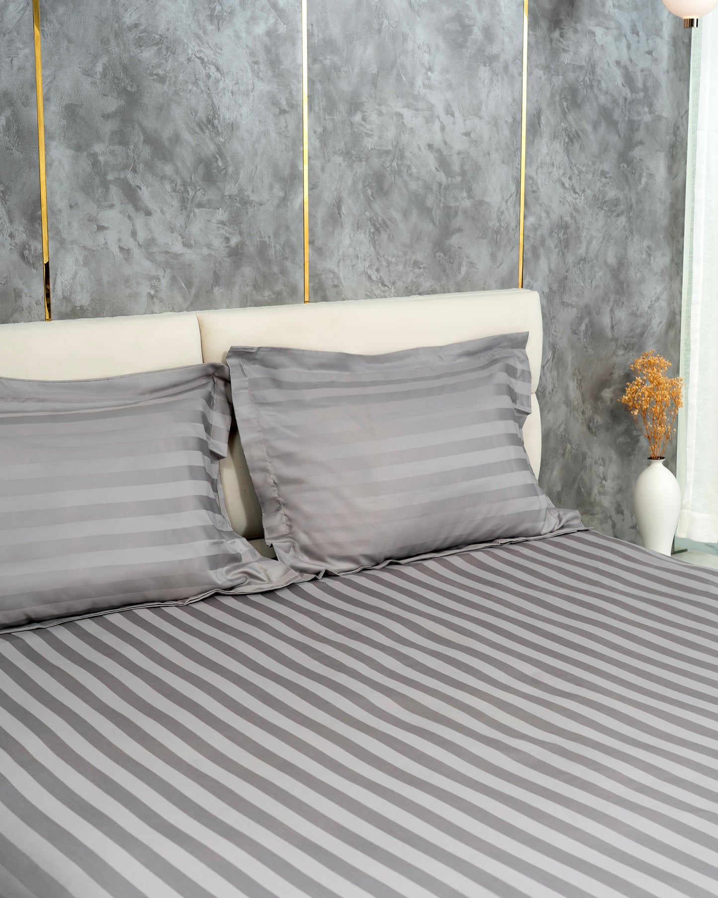 Italian Jacquard 400 TC Cotton Bed Sheet Set