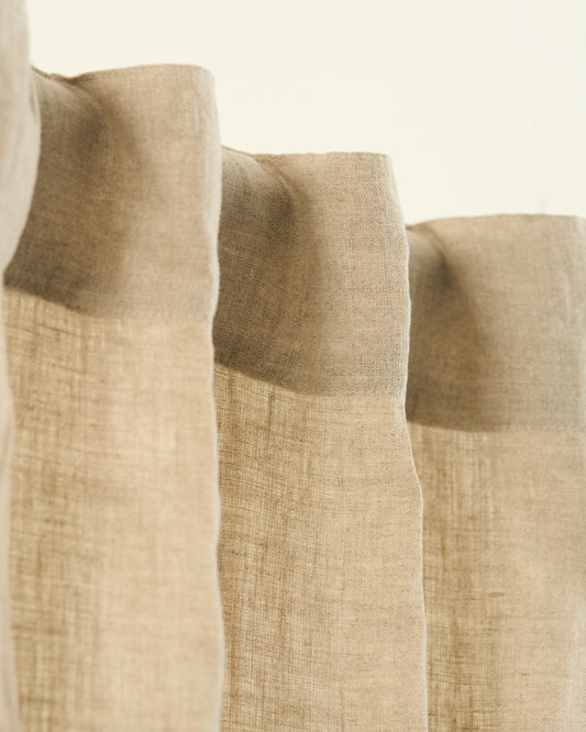 Adriya 100% Flax Linen Curtain