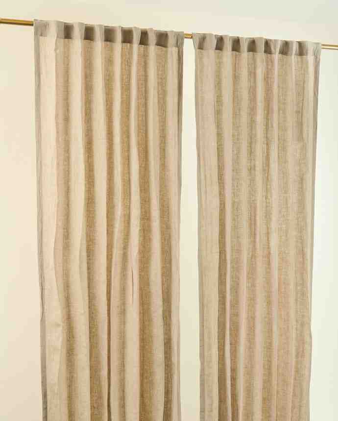 Pure Linen Medium-Weight Curtain - Adriya