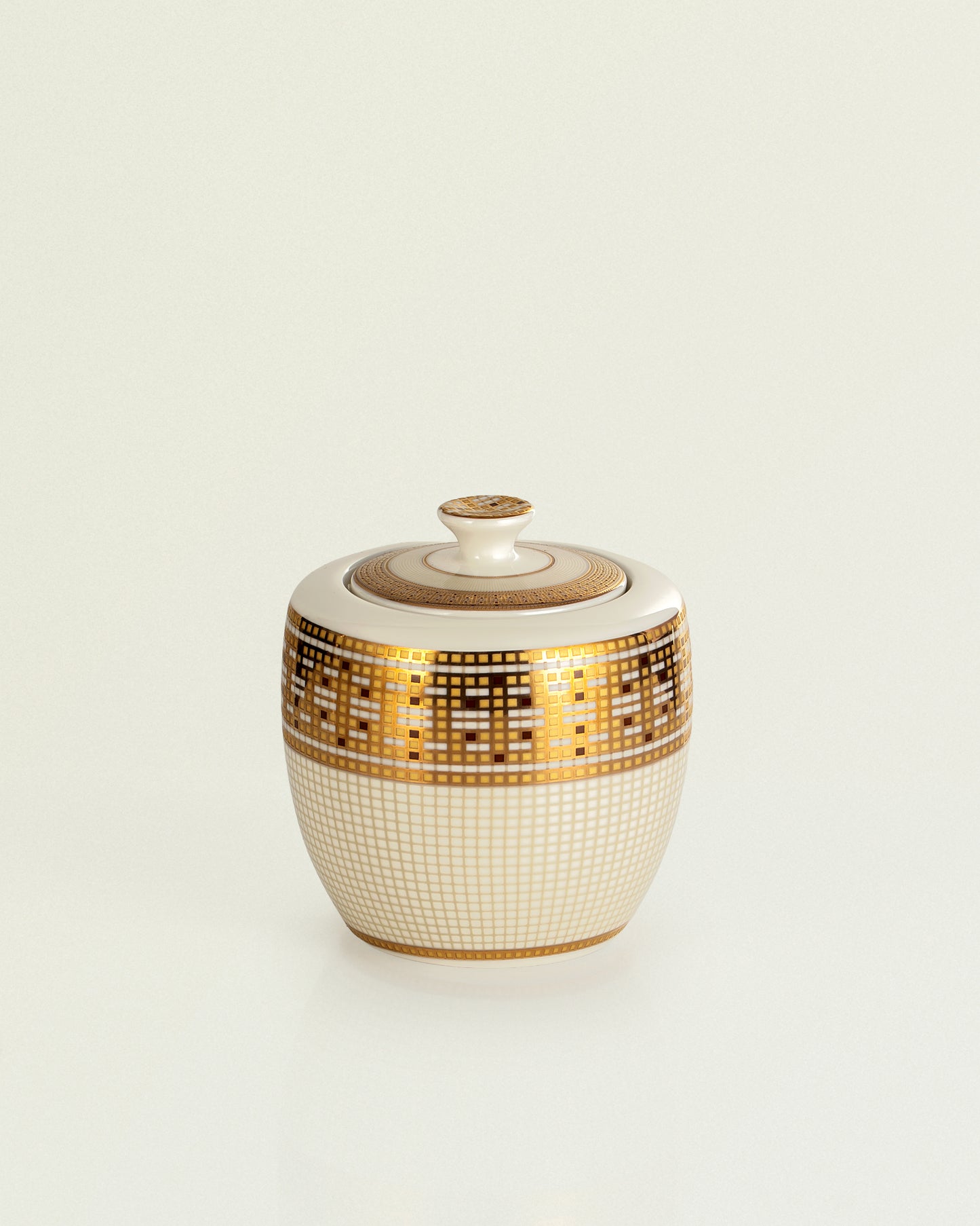 Dru Collection Porcelain Tea Set with 24K Gold Ascent