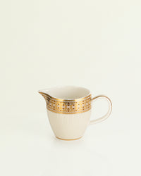 Dru Collection Porcelain Tea Set with 24K Gold Ascent