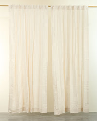 Cotton–Linen Pinstripe Curtain - Avira stripe