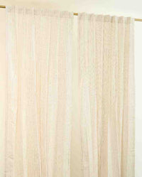 Cotton–Linen Pinstripe Curtain - Avira stripe