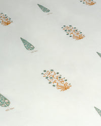 Ruby Mughal Floral Cotton Bed Sheet Set – Ruby (D2)