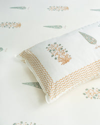 Ruby Mughal Floral Cotton Bed Sheet Set – Ruby (D2)