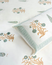 Ruby Mughal Floral Cotton Bed Sheet Set – Ruby (D5)