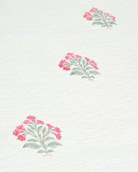 Rasa 100% Premium Mulmul Cotton Hand Block Print Quilted Bed Cover