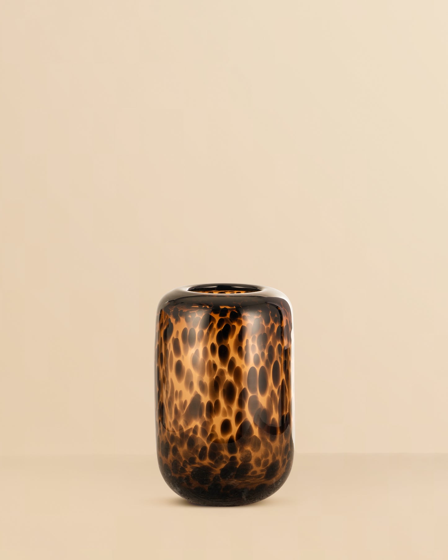 Leopard Dots Glass Vase