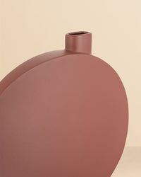 Modern Japanese Vase – Terracotta Rose