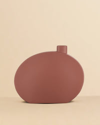 Modern Japanese Vase – Terracotta Rose