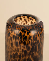 Leopard Dots Glass Vase
