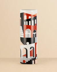 Geometric Ceramic Vase