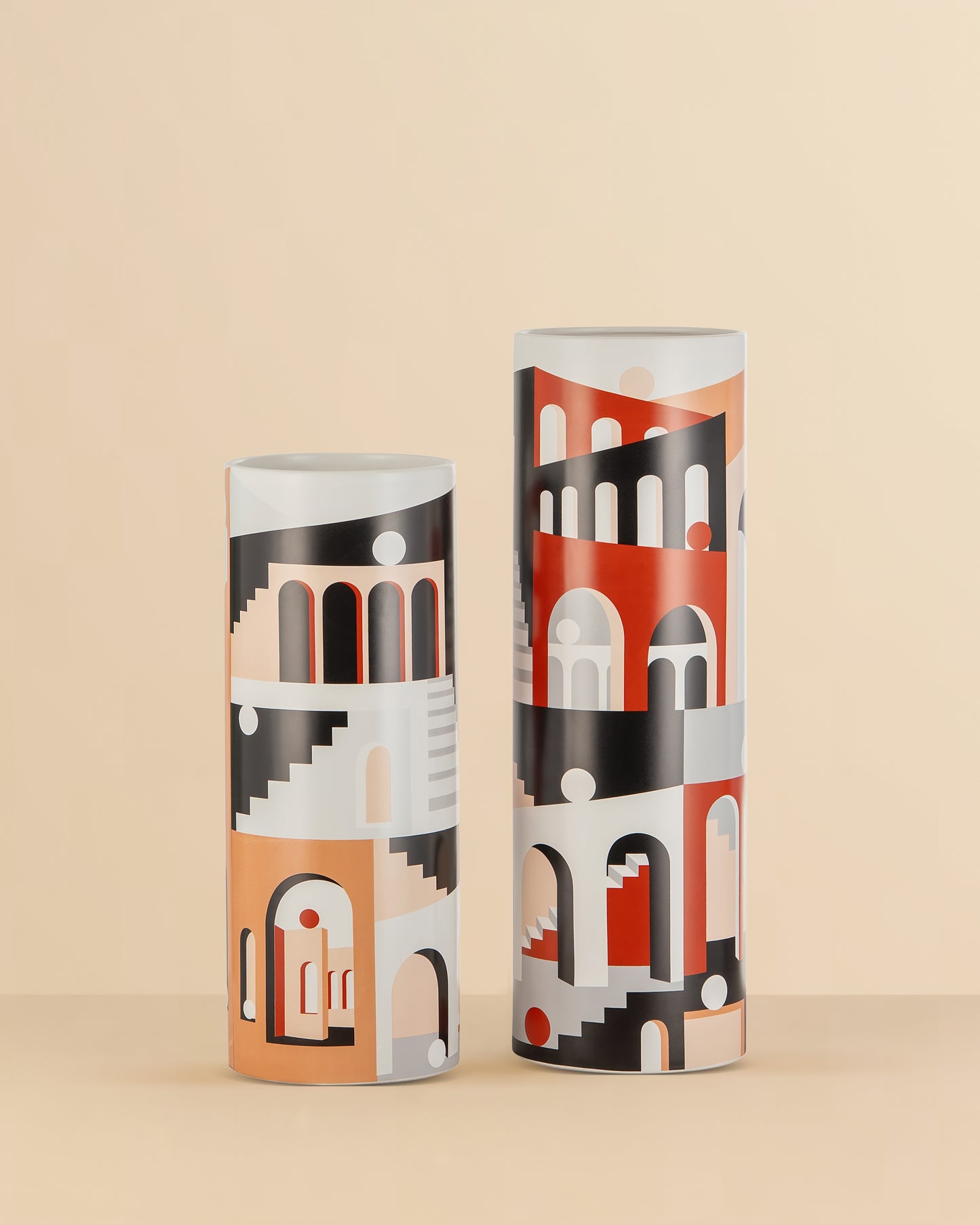 Geometric Ceramic Vase