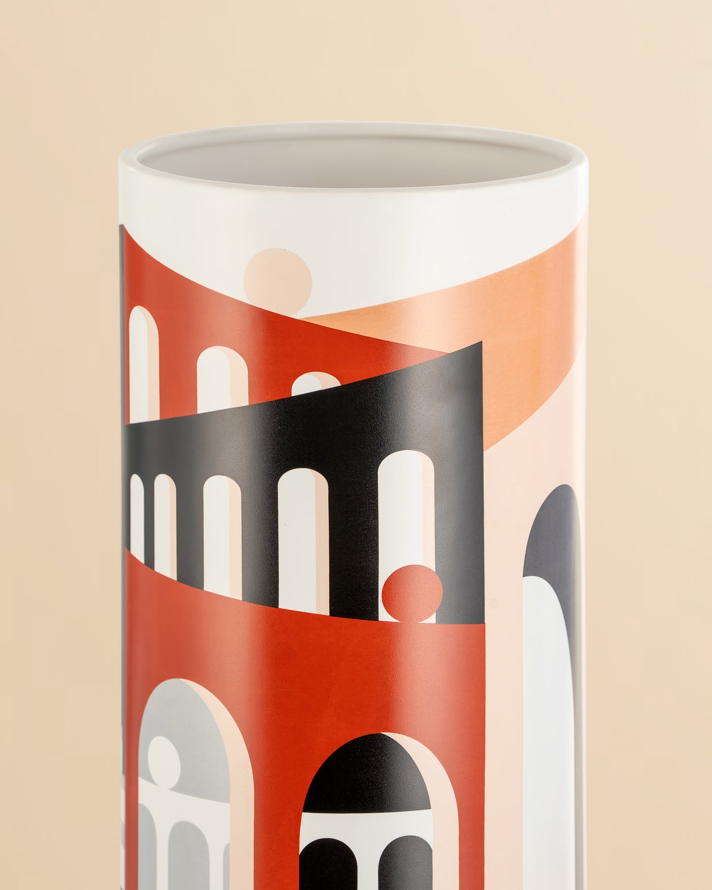 Geometric Ceramic Vase