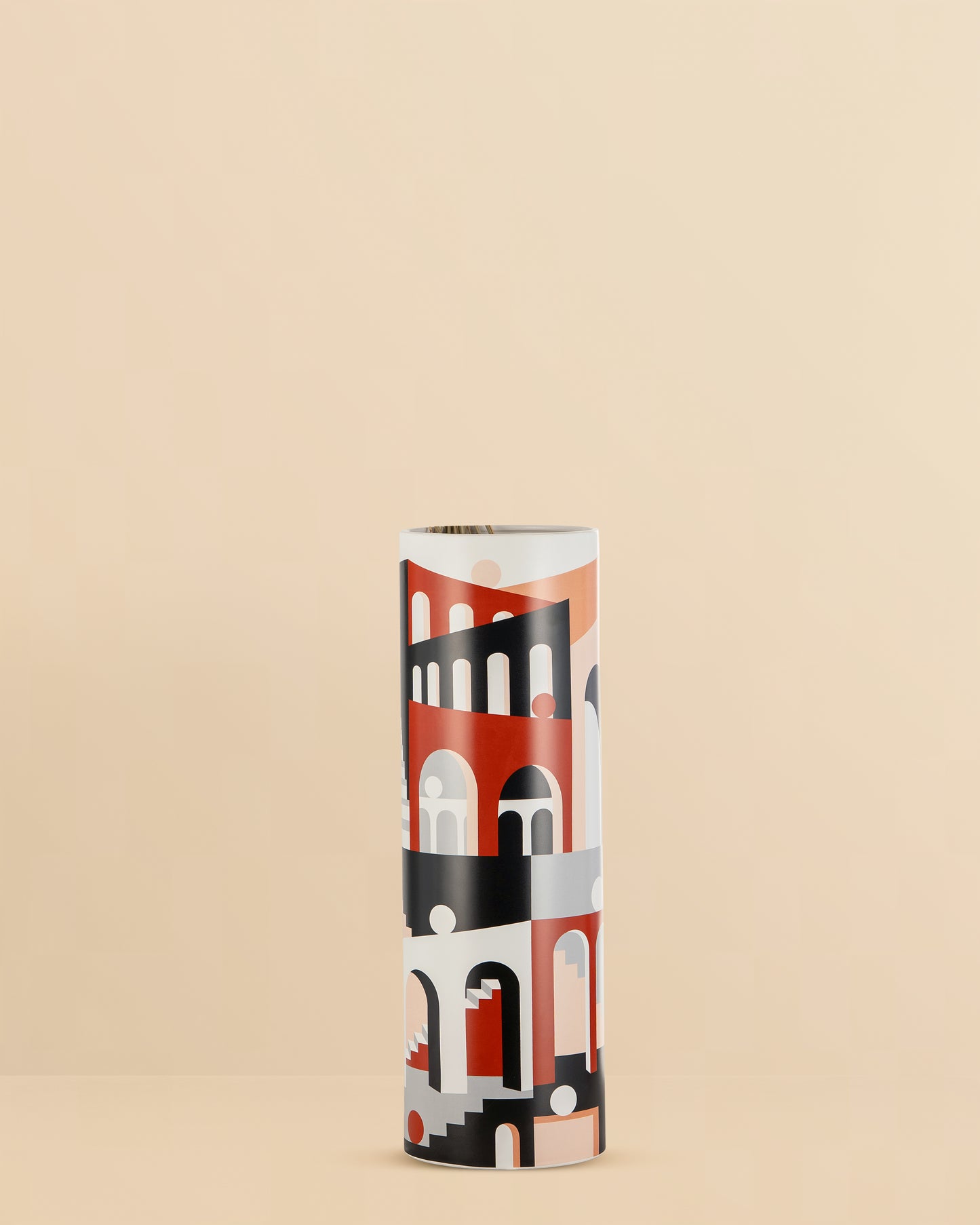 Geometric Ceramic Vase