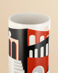 Geometric Ceramic Vase