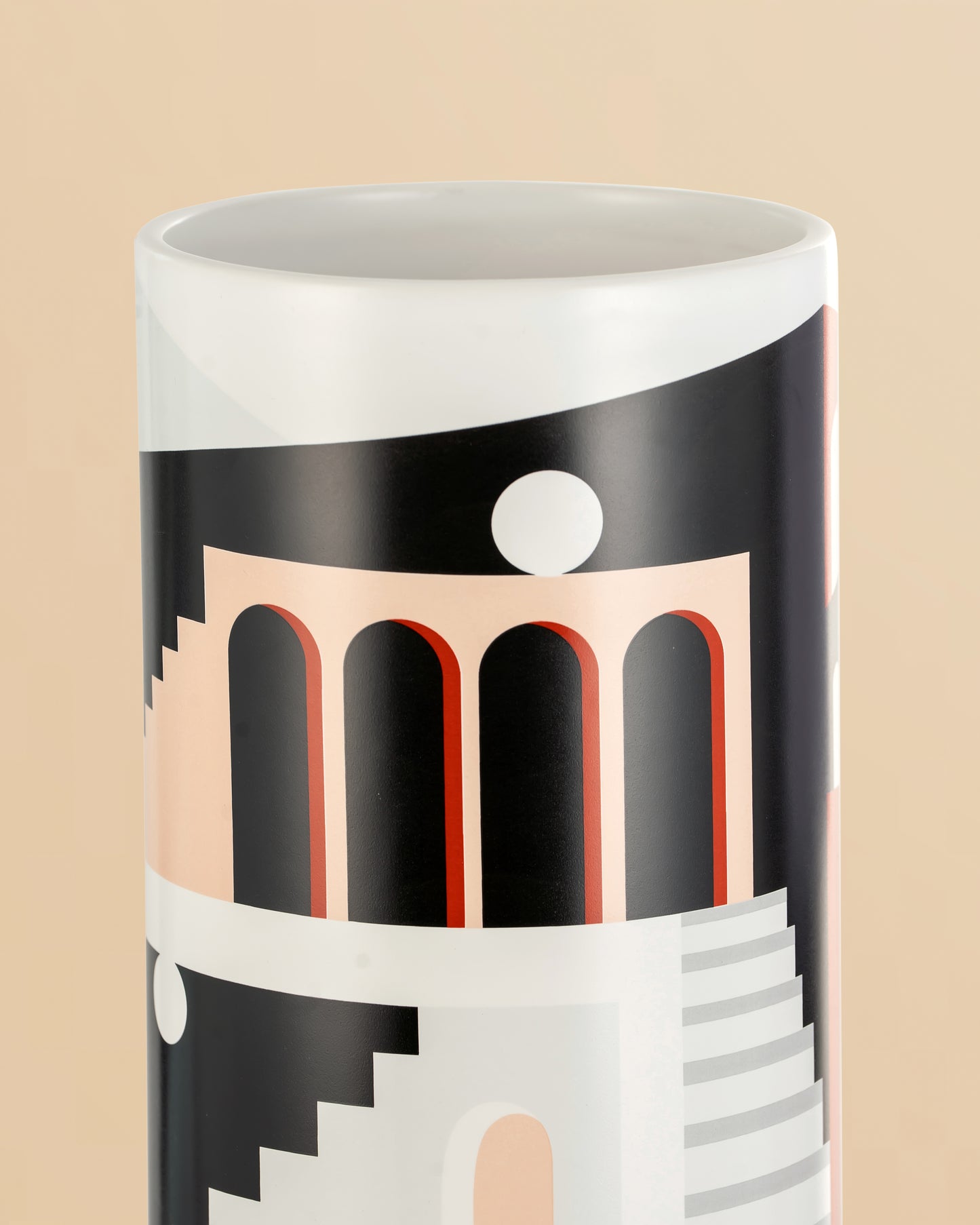 Geometric Ceramic Vase