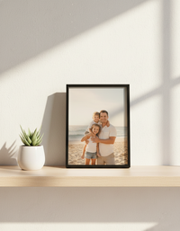 Memories in Metal Photo Frame - Black