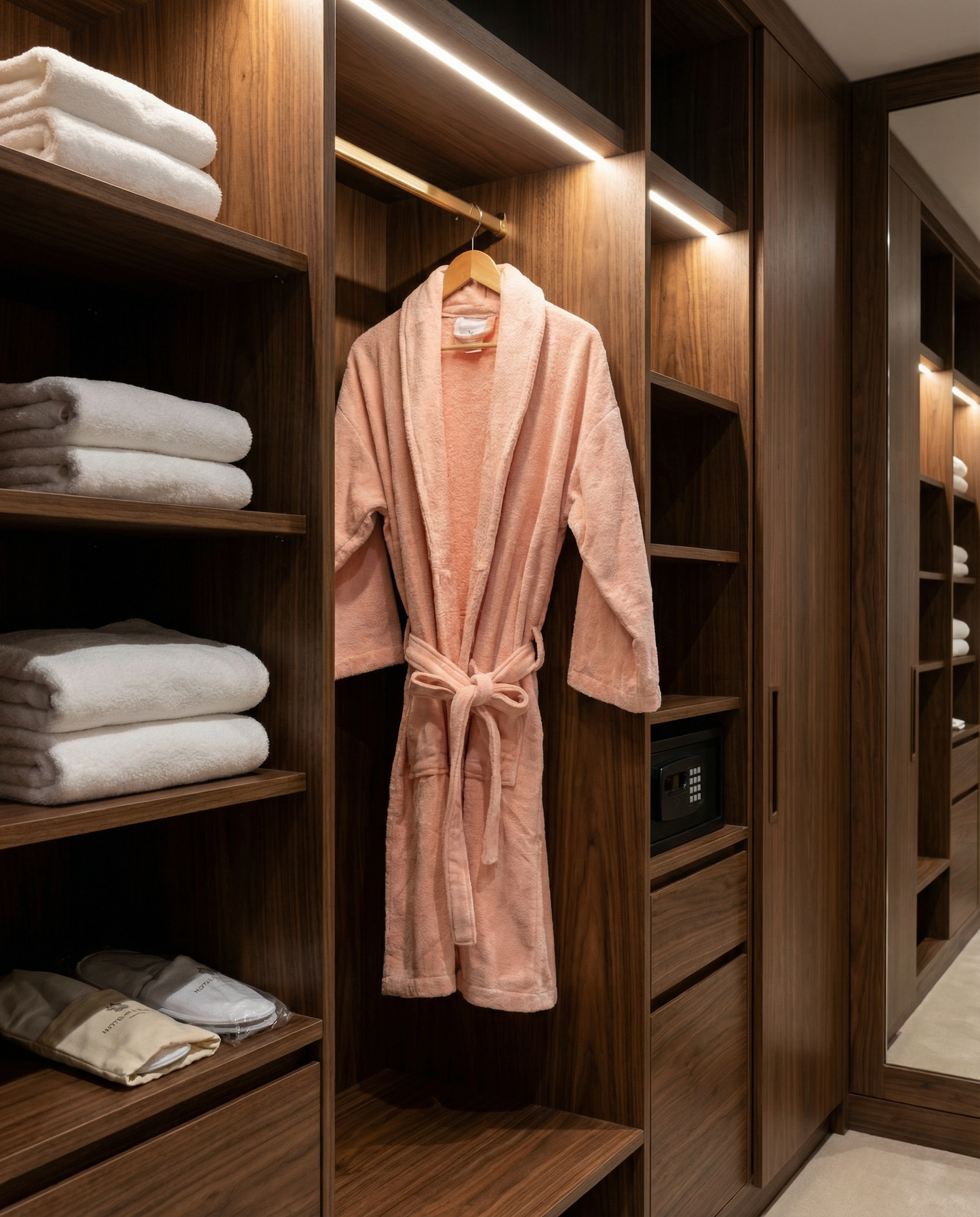 IVANA – Classic Velour Bathrobe