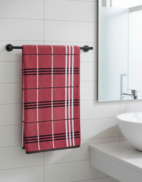 Emara Plaid Bath Towel