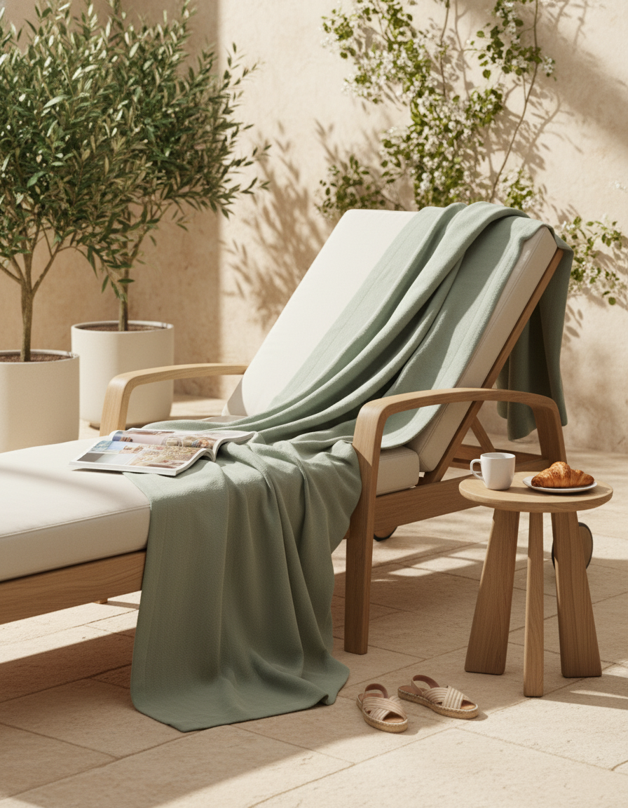 Cotton Herringbone Throw - Etre