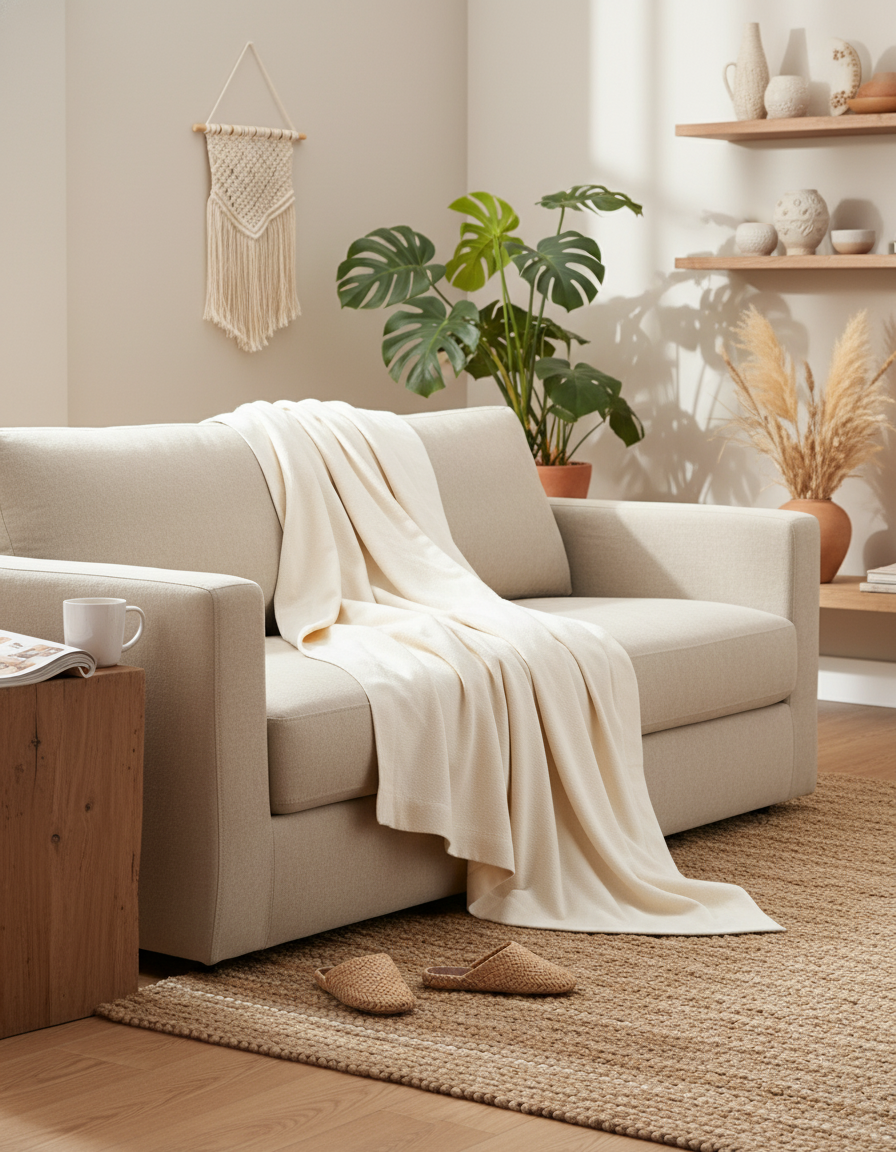 Ina 100% Premium Cotton Herringbone Blanket/Dohar
