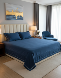 KEFI – 400 TC EMBROIDERED BEDSHEET SET (100270)