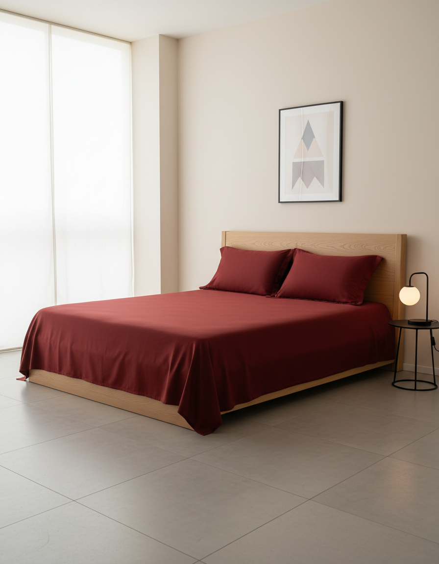 KEFI – 400 TC EMBROIDERED BEDSHEET SET (100270)