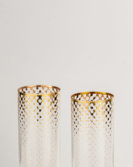 Nesta Gold Decorative Glass