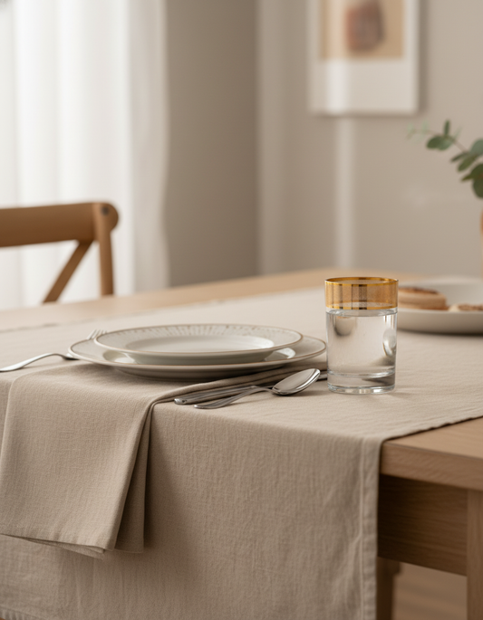 Nesta Gold Decorative Glass – Pack of 2