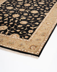 Luxury Black & Beige Floral Carpet – Maiah Home Exclusive
