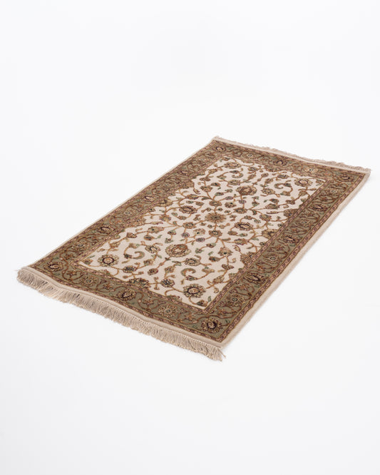 Kashan Luxury Hand Knotted Silk & Wool Carpet
