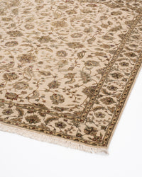 Regal Elegance Wool Silk Carpet - Ivory