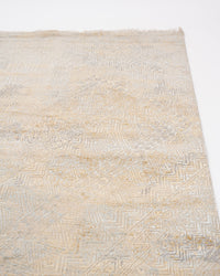 Abstract Modern Luxury Hand Knotted Silk & Wool Carpet