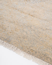 Abstract Modern Luxury Hand Knotted Silk & Wool Carpet