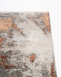 Abstract Modern Wool Silk Carpet