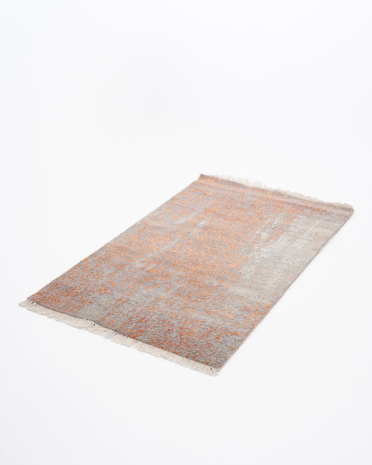 Abstract Modern Luxury Hand Knotted Silk & Wool Carpet