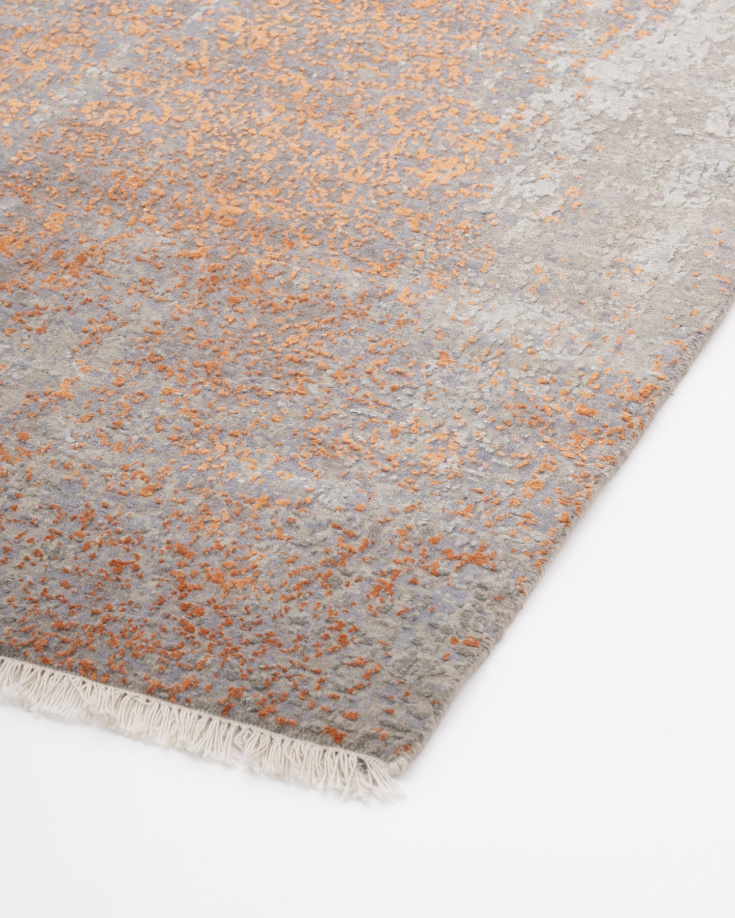 Abstract Modern Wool Silk Carpet