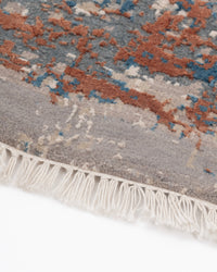 Abstract Modern Wool Viscos Carpet