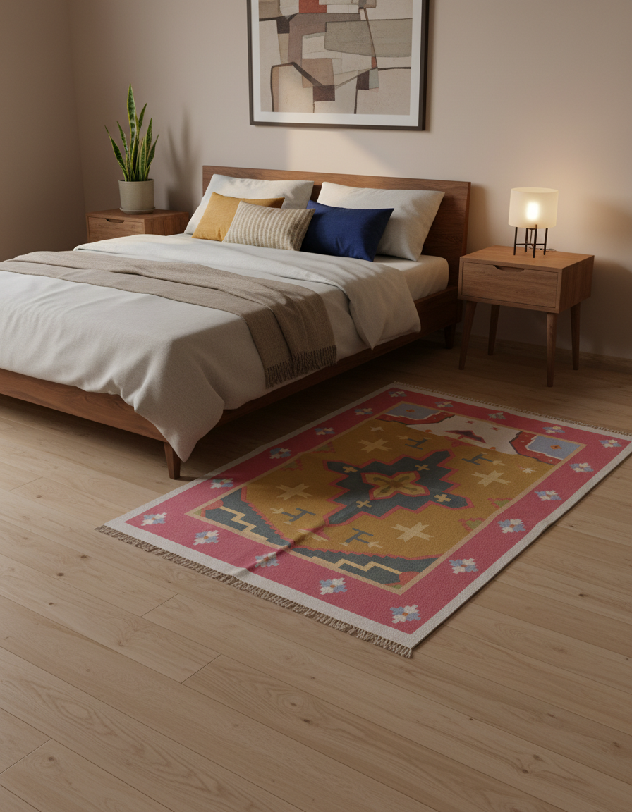 Stone-Washed Handwoven Cotton Dari