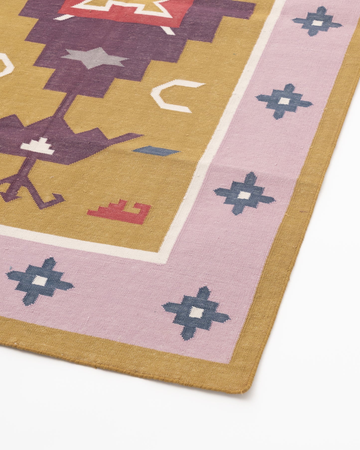 Stone-Washed Handwoven Cotton Dari